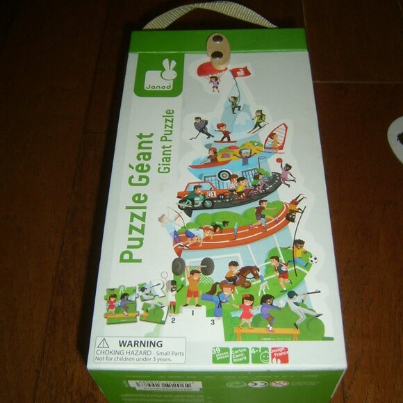 Child's Janod Giant Multi-Sports Floor Puzzle, VGUC - Picture 2 of 4